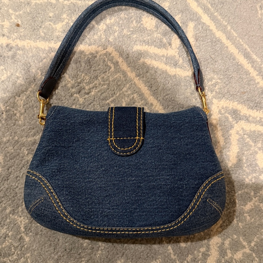 Coach signature denim soho bag - Picture 7 of 12